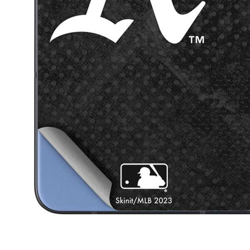 MLB Oakland Athletics Dark Wash Galaxy Z Fold5 5G Skin